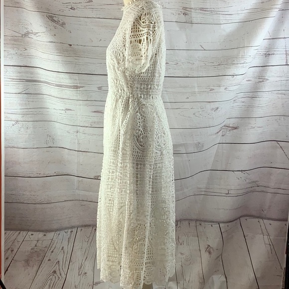 OLIVIA self portrait type lace lined midi dress - Picture 2 of 11